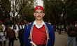 Evzones are marching during the military parade for Greece's Independence Day in Athens, G...