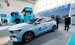 Visitors are viewing a ''hybrid car'' at the 2024 Beijing International Hydrogen Energy Te...