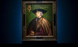 The painting 'Portrait of Emperor Maximilian I' by Albrecht Durer is being displayed in th...
