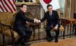 Prime Minister Fumio Kishida of Japan meets with House and Senate leaders of both parties...