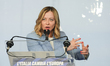 Giorgia Meloni, President of the Council of Ministers and President of Fratelli d'Italia,...