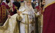 Archbishop Sevan Gharibian, Grand Sacristan of the Armenian patriarchate of Jerusalem, and...