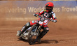 Jaimon Lidsey of the Belle Vue 'ATPI' Aces is competing in the Rotor Motor Oil Premiership...