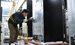 Workers are assembling refrigerators at the LG Refrigerator production base in Taizhou, Ch...