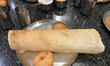 Masala dosa and vada are being served at a vegetarian restaurant in Thiruvananthapuram (Tr...