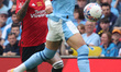 Kyle Walker is in action during The Emirates FA Cup Final soccer match between Manchester...
