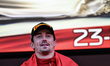 Charles Leclerc of Team Scuderia Ferrari HP is celebrating the final podium during the FIA...