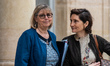 Minister of Higher Education and Research Sylvie Retailleau (left) and Minister of Sports...