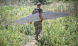 An aerial reconnaissance man of the 148th separate artillery brigade of the Ukrainian Air...