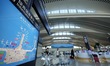 Passengers are waiting for a flight at the T2 terminal of Yantai Penglai International Air...