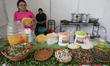 Stews are for sale at the Pre-Hispanic Food Fair 2024 at the Macro Plaza in the Iztapalapa...