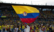 Colombian fans are gathering to watch the final of the Copa America, Colombia vs Argentina...
