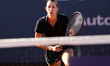 Yana Sizikova is playing during the 35th Palermo Ladies Open WTA 250 in Palermo, Italy, on...