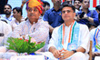 Congress Leader Sachin Pilot is with Rajasthan Congress President Govind Singh Dotasra dur...