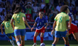 Trinity Rodman of the United States team is playing during the Women's Gold Medal match be...