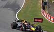 Max Verstappen of the Netherlands drives the Oracle Red Bull Racing RB20 Honda RBPT during...