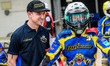 Sheffield Tigers' Team Manager Simon Stead (left) with Sheffield Tigers' Chris Holder duri...