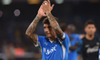 Giovanni Di Lorenzo of SSC Napoli applauds fans at the end of the Serie A match between SS...