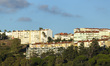 A general view of houses near the freeway in Lisbon, Portugal, on September 1, 2024. Data...