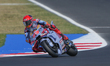 Marc Marquez (Spa-Gresini Racing Ducati) participates in the Gran Premio Red Bull di San M...