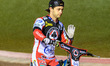 Belle Vue Aces' Jaimon Lidsey on the parade lap during the Rowe Motor Oil Premiership Play...