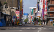 Empty streets in Colombo, Sri Lanka, on September 22, 2024. A curfew is imposed in Sri Lan...