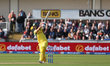 Australia's Glenn Maxwell hits out during the Metro Bank One Day Series match between Engl...