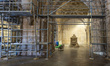 A general view of restorations near the tomb of Vasco da Gama in Lisbon, Portugal, on Sept...