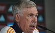 Carlo Ancelotti, head coach of Real Madrid CF, speaks during a Real Madrid training sessio...