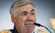 Carlo Ancelotti, head coach of Real Madrid CF, speaks during a Real Madrid training sessio...