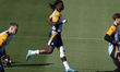 Eduardo Camavinga of Real Madrid CF trains during the Real Madrid Training Session and Pre...