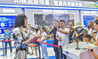 The audience visits China Mobile Human Computer Dialogue at the 21st China ASEAN Expo in N...