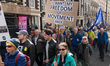 LONDON, UNITED KINGDOM - SEPTEMBER 28, 2024: Thousands of pro-EU demonstrators march in ce...