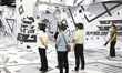 Visitors bring VR devices to experience the Digital Zhongshan Experience Museum in Nanjing...