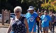 Napa community members participate in the inaugural Napa Day Against Hate at Westwood Hill...