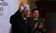 Mexico's President, Andres Manuel Lopez Obrador, attends his last briefing conference of h...