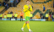 Josh Sargent of Norwich City applauds the supporters after the Sky Bet Championship match...