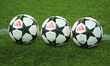 The official ball of the UEFA Champions League during the match between FC Barcelona and B...