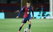 Pedri of FC Barcelona controls the ball during the UEFA Champions League 2024/25 match bet...