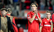FC Twente forward Sam Lammers plays during the match between Twente and Fenerbahce at the...