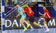 Jank Blaz plays for Barcelona during the IHF Men's Handball Club World Championship 2024 f...