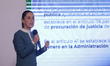 Claudia Sheinbaum Pardo, Mexico's first female president, speaks during a press conference...
