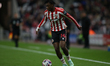 Romaine Mundle plays for Sunderland during the Sky Bet Championship match between Sunderla...