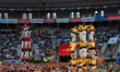 The Concurs de Castells competition takes place in Tarragona, Spain, on October 5, 2024. 