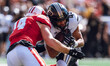 Purdue Boilermakers running back Devin Mockobee #45 runs upfield after a reception against...