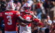 Wisconsin Badgers wide receiver Trech Kekahuna #2 outruns the Purdue Boilermakers defense...