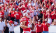 Wisconsin Badgers running back Cade Yacamelli #25 runs in a touchdown against the Purdue B...