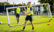 RKC player Luuk Wouters trains at the Mandemakers Stadium for the Dutch Eredivisie season...