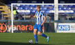 Billy Sass-Davies of Hartlepool United plays during the FA Cup Fourth Qualifying Round mat...
