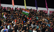 A general view of spectators during the finals of the Legends League Cricket T20 match bet...